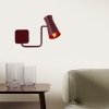 Designerski kinkiet bordowy nowoczesny regulowany wysięgnik klasyczny minimalistyczny LORD 8881 Argon 